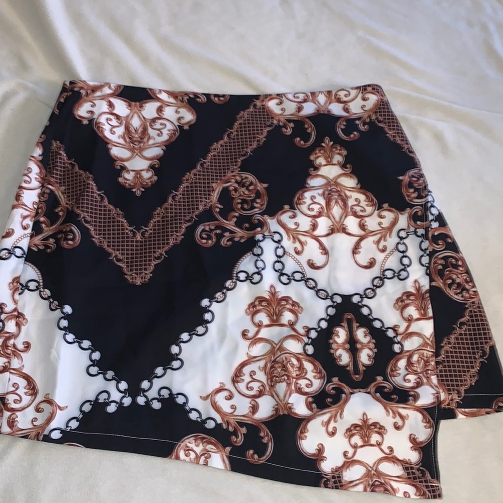 Skirts from SHEIN. They were to big for me. Not see through but light weight.